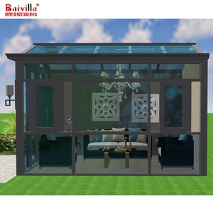 Salle de soleil en tissu à 4 côtés, 3 saisons, maisons préfabriquées, entretien de la maison - Product Image 1