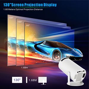 Ihomelife Thông Minh Đa Phương Tiện Android 13 BT Máy Chiếu 720P Nhà LCD Hy300 Pro Kép Hifi Âm Thanh Video 4K LED Xách Tay Mini Máy Chiếu - Product Image 2