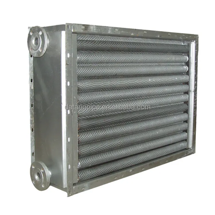 Tabung dan sirip stainless steel radiator penukar panas
