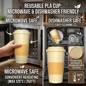 Gobelet isotherme à café de 20 oz, anti-fuite, réutilisable, avec support antidérapant, sans BPA, tasse portable pour cadeaux d'entreprise - Product Image 3