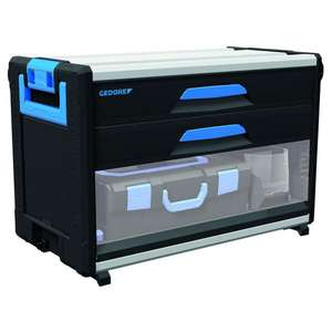 GEDORE - 2954354 Caja de herramientas WorkMo B3 con 2 cajones H6 y compartimento para maletín-CAJONES DE METAL EAN 4010886947203 - Product Image 2