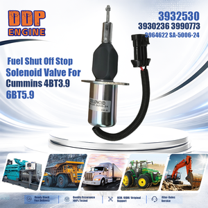 Válvula solenoide de corte de combustible SA-5006-24 para Cummins 4BT3.9 6BT5.9 (3932530, 3930236, 3990773, 3964622) - Product Image 2