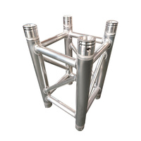 Support de scène DJ en aluminium tendance avec plaque de base et tour de fixation pour des présentoirs d'exposition élégants