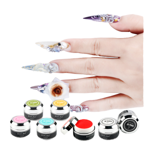 Gel <span class=keywords><strong>de</strong></span> Escultura 9D para <span class=keywords><strong>Uñas</strong></span>, Efecto Tridimensional, Fácil <span class=keywords><strong>de</strong></span> Remojar, 3 <span class=keywords><strong>Tipos</strong></span> <span class=keywords><strong>de</strong></span> Gel UV ZYZC, No Tóxico - Product Image 1