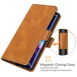 Per <span class=keywords><strong>Tcl</strong></span> 40R <span class=keywords><strong>20</strong></span> Pro 20R Stylus 5G Luxury Calf Pu Leather Flip Wallet Card Holder Back Cover Case - Product Image 5
