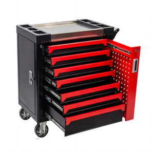 Heavy Duty Tool Cabinet <b>With</b> Wheels For Workshop Garage <b>Storage</b> Use 7drawer Work <b>Trolley</b> Steel Tool Cabinet - Product Image 3