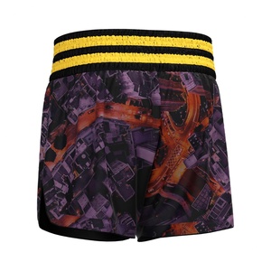 Pantalones Cortos de Kickboxing Ligeros de Alta Calidad, Pantalones Cortos de Entrenamiento de Muay Thai de Satén para Gimnasio y MMA, Personalizables con Servicio OEM - Product Image 5