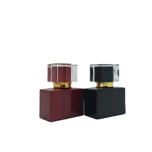 مصنع بيع العطور الهند زجاجات 50 مللي Coloured الزجاج زجاجات عطور زجاجة