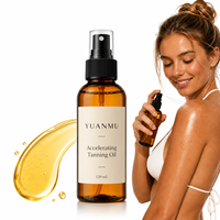 Lage minimale bestelhoeveelheid Private Label Biologische Verzorgende Moisturizer Donkere Lichaamsbruiningsolie voor Zonnebanken Buitenzon