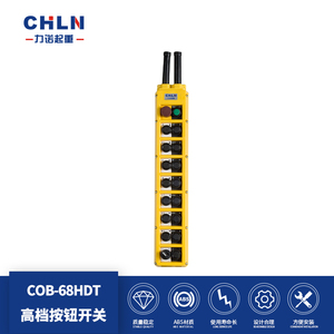 Chln Dual Speed Crane <b>Push</b> <b>Button</b> <b>Switch</b> COB 61HDT 68HDT Control Handle For Industrial Use - Product Image 5