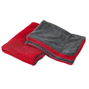 Dubbelzijdige microvezel reinigingsdoek auto droogdoeken microvezel handdoeken 1400gsm 1600gsm dubbel gedraaide droogdoek - Product Image 2