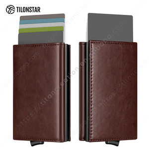 Tilonstar กระเป๋าเงินมีที่ใส่บัตรทำจากอลูมิเนียมแบบบางสำหรับธุรกิจหรูหรา TVC208 - Product Image 1