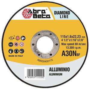 ABRA BETA - AB000450233 A30N-Discos de corte de centro deprimido (paquete múltiple)-DISCOS DE CORTE ABRASIVOS EAN 8020935256206 - Product Image 1
