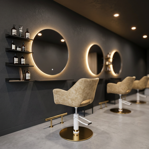 Hot Selling Modern Design Glass LED Lights Wall <b>Mirror</b> Salon Furniture for Mall Hotel Bedroom Use - Product Image 3