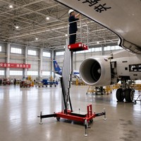 Piattaforma di Lavoro Elettrica a Batteria con Singolo Albero in Alluminio per la Pulizia e la Manutenzione dei Soffitti di Auditorium