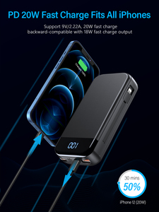 New Product Ideas 2026 Electronics Digital Display 20000mAh Rechargeable Portable 20W Wireless Ultra Slim Fast Charging Built - Product Image 5