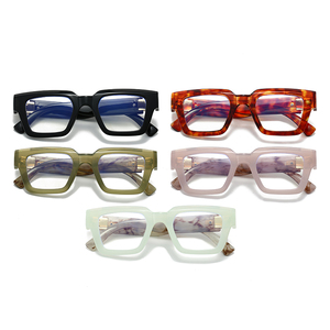HS2235 Monture en <span class=keywords><strong>verre</strong></span> unisexe de qualité supérieure, design squelette, verres aquamarine, anti-lumière bleue pour jeunes - Product Image 3