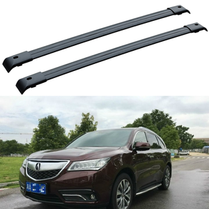 JOESHIER Barre transversale de toit de voiture en alliage d'aluminium noir, porte-bagages pour Acura MDX 2007-2014 4x4, capacité de 75 kg - Product Image 1