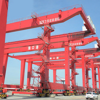 Grue portique mobile sur rail (RMG) pour la manutention de conteneurs en port