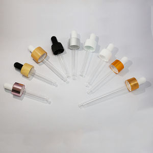 ขวดแก้วสีฟ้าสำหรับน้ำมันหอมระเหย ขนาด 10 มล. 20 มล. 30 มล. 50 มล. ทรงกลม ไหล่โค้ง ขวดเปล่าพร้อมหลอดหยด - Product Image 4