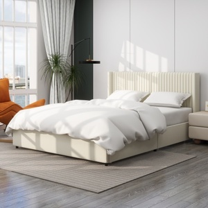 New Modern <b>Convertible</b> Queen Size Bedroom Furniture Set with Wooden <b>Bed</b> Armoire & Custom Wardrobe-Eco-Friendly Adjustable Design - Product Image 3