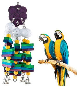<strong>Grey</strong> <strong>Parrot</strong> Ali Sun Bites <strong>Toy</strong> Bird <strong>Toy</strong> Banana Apple Skewers - Product Image 4