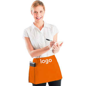 Delantal de Media Manga Impermeable con Logotipo Personalizado para Cocina, Limpieza, <span class=keywords><strong>Restaurante</strong></span>, Bajo Pedido Mínimo, Transpirable, para Peluquería, Barbería, Salón de Belleza - Product Image 6
