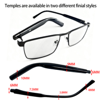 Accessoires pour lunettes intelligentes HONGYUN AI - Branchement facile, branches intelligentes compatibles avec la traduction multilingue, pour lunettes de vue