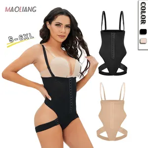 6337 Plus Size Tummy Control Panties High Waist Abdomen Butt Lifter Thongs Seamless Slimming Body Shaping Brief Underwear Strap