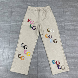 Pantaloni <span class=keywords><strong>Cargo</strong></span> da <span class=keywords><strong>Uomo</strong></span> in Pelle Cerata Personalizzati, Stile Streetwear Casual, con Borchie Specializzate e Ricami, Modello Baggy Carpenter - Product Image 1