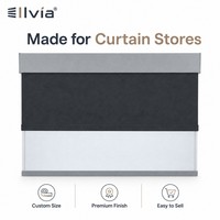Persianas Automáticas Personalizadas Ilvia, Persianas Opacas Comerciales con Motor, Persianas Enrollables Dobles Día y Noche