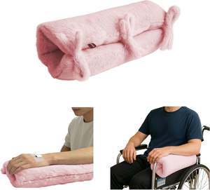Almohadilla de Espuma Viscoelástica para Reposabrazos de Silla de Ruedas, Suave, Impermeable, Ergonómica, Terapéutica, Alivia la Presión, Soporte para Codos, para el Hogar - Product Image 1