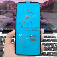 Protection d'Écran en Verre Trempé 18D Airbag King-Kong Transparent d'Usine pour iPhone 16 15 14 13 12 11 Plus Pro Max
