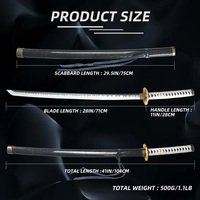 Katana Zoro Demon Slayer Yamato de 104 cm / 41" - Épée Lumineuse pour Cosplay Anime et Accessoires