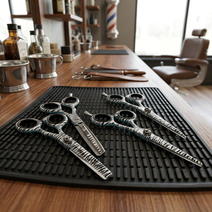 ASAP Professional - Juego de Tijeras de Peluquería Profesionales con Estampado de Cebra Blanco y Negro, para Diestros, Mango Largo, 26 Dientes, Tijeras de Corte y Entresacado - Product Image 5