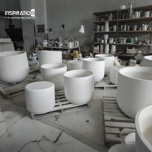 Jardinera Larga Texturizada de Terrazo GFRC, Resistente y Duradera, con Ranuras, Ideal <span class=keywords><strong>para</strong></span> Campos de Golf, Áreas de Recreo y Decoración de Paisajes - Product Image 5