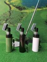 Logo personnalisé Brosse de nettoyage de club de golf Brosse à eau de golf noir mat brillant avec clip rétractable