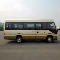 Nouveau minibus de luxe Tenglong Coaster 16-35 places Euro 3 Diesel Manuel Conduite à gauche Moteur Cummins 4-6L pour le transport urbain, scolaire et touristique