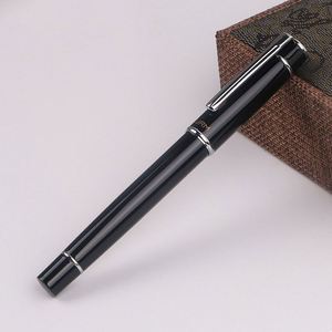 Custom Glossy Piano Paint Twist <b>Metal</b> <b>Roller</b> Pen With Triple Silver Trim Rings, Bright Color Rotating Executive Signature Pen - Product Image 3