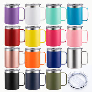 Customized 500ml Insulated Stainless Steel Travel <b>Mug</b> Personalized Lids & <b>Handle</b> Thermal Performance for Cold Storage Coffee Cup - Product Image 2