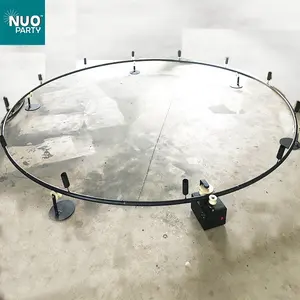 360 grado 4 diámetros girar gran círculo pirotécnicos fuegos artificiales Sistema de disparo
