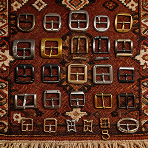 Grosir kustom logam & kulit gesper sepatu hak tinggi & tas-aksesori dekoratif sabuk gesper - Product Image 1