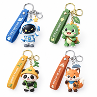Porte-clés personnalisé en PVC souple 3D, porte-clés avec logo 3D personnalisé, porte-clés en caoutchouc souple, porte-clés en silicone, porte-clés en PVC personnalisé unique