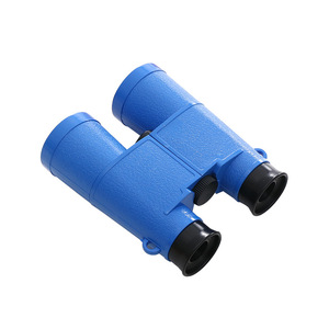 Miniature Double Tube Toy Binoculars 5X Plastic Camouflage Red Blue Green Orange For Kids Nature Exploration - Product Image 5