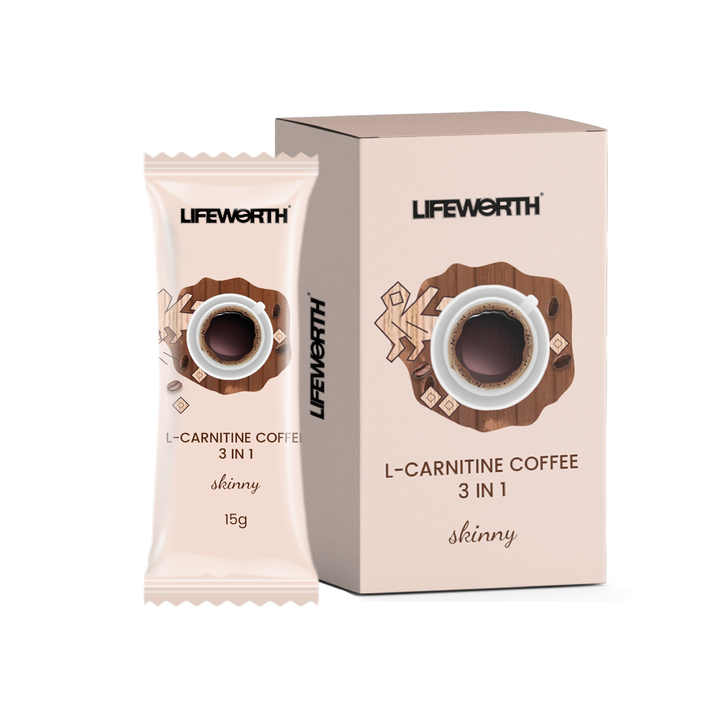 l carnitine koffie Lifeworth L-carnitine Latte Coffee 3 In 1 Skinny Coffee Taille:500mg and aid in energy Nuwhite and KB 🤎 scrub