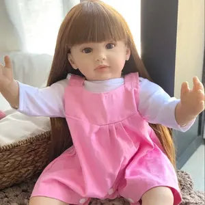 Bebe Boneca Realistic Alive Reborn Doll Silicona Platinum Volsilikon Full-Body Masterpiece Gemelas Dolls