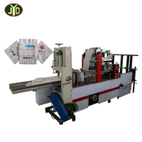 Plieuse de serviettes en papier entièrement automatique usine de fabrication de serviettes mouchoir