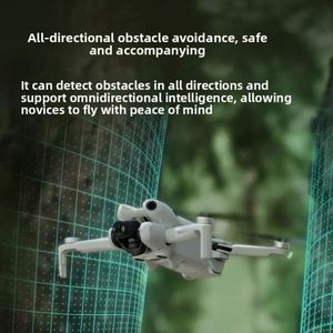 D J Mini 4 Pro, Mini Dron Profesional Todo en Uno, Dron de Juguete con Control Remoto HD, Motor sin Escobillas y Luz Trasera LED para Volar - Product Image 5