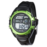 Jam Tangan Digital Wanita LASIKA W-F135 Casing ABS Tahan Air Lampu Latar LED Alarm Stopwatch TPU Olahraga Wanita Kualitas Tinggi