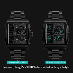 <span class=keywords><strong>Reloj</strong></span> <span class=keywords><strong>Skmei</strong></span> 1584 al por Mayor, <span class=keywords><strong>Reloj</strong></span> de Pulsera Cuadrado Especial con Formato <span class=keywords><strong>Binario</strong></span> de 12 y 24 Horas para Hombre, <span class=keywords><strong>Reloj</strong></span> Deportivo Resistente al Agua - Product Image 6